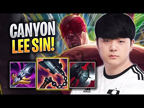 CANYON DOMINATING WITH LEE SIN! - DK Canyon Plays Lee Sin JUNGLE vs Rumble! | Season 2023