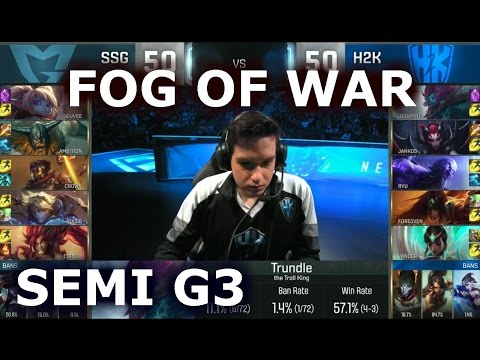 H2K vs SSG G3 - FOG OF WAR Player Experience Stream (w/ Froggen) | Semi Finals LoL S6 Worlds 2016