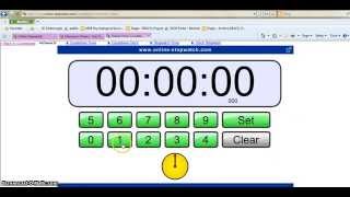 Online Stopwatch (How-to video: screencast)