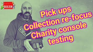 Pick ups, Collection re-focus & games console testing