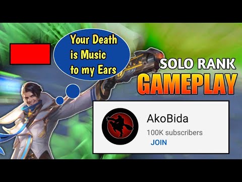 A TRUE GRANGER USER ALWAYS LET THE RED BULLET DO THE TALKING - AkoBida SOLO RANK GAMEPLAY | MLBB