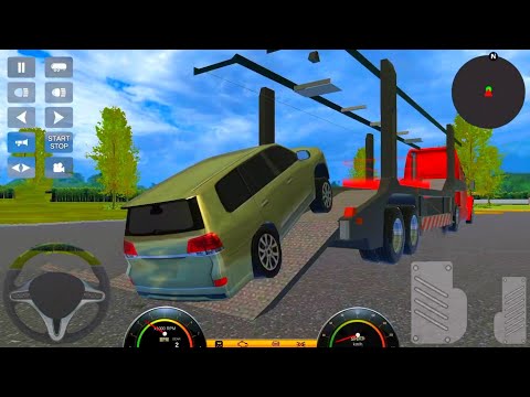 Car Transport Truck Simulator 2021 🚖💥 Gameplay 01 || Trailer Trucks Driver || Flash Simulator