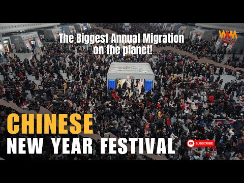 World's Largest Annual Migration: The Chinese New Year Travel Rush! #waitaminute #facts