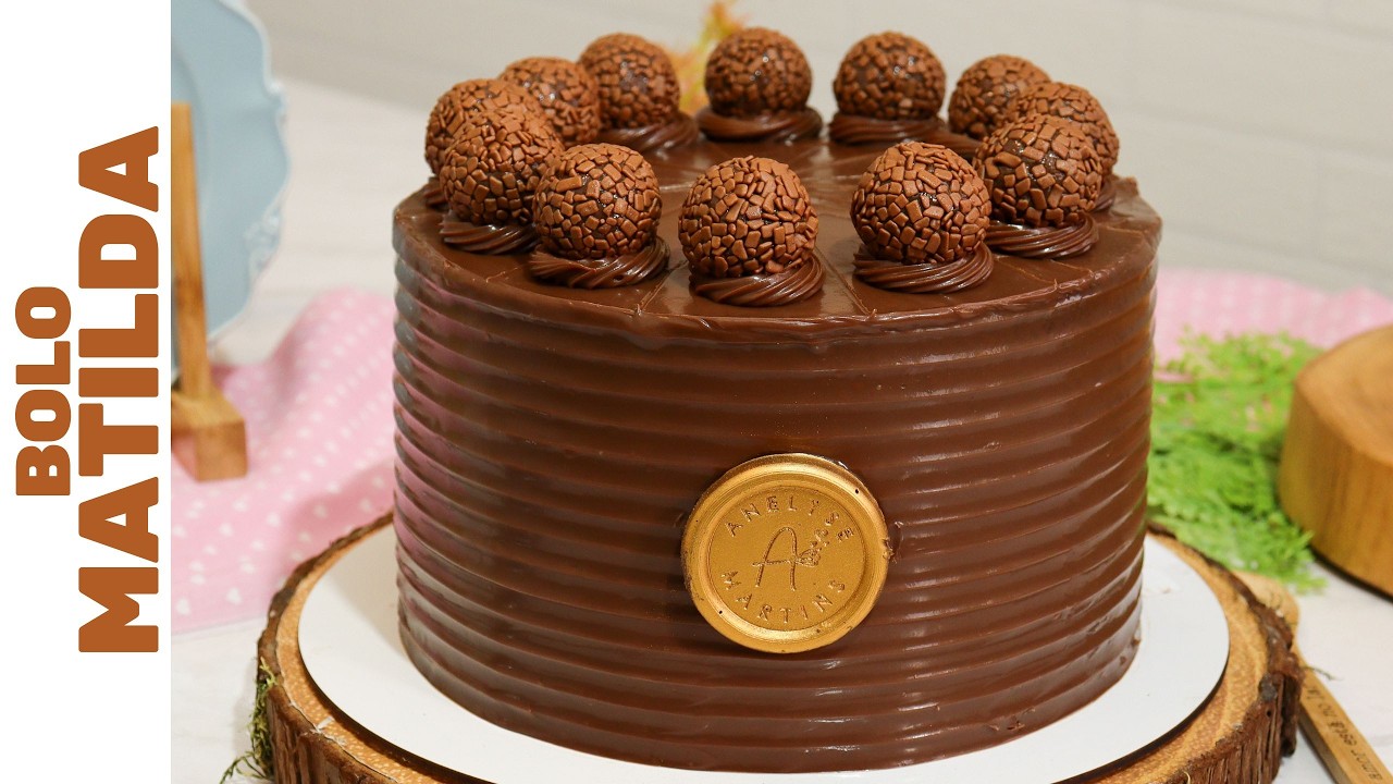 BOLO MATILDA: O BOLO DE CHOCOLATE MAIS DESEJADO DO MUNDO! COM BRIGANACHE! Super molhadinho!