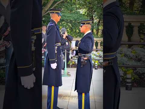 Tomb of the Unknown Soldier - Honor Guard Changing of the guard