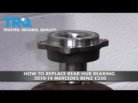 How to Replace Rear Hub Bearing 10-14 Mercedes-Benz E350