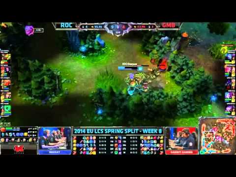 ROCCAT vs Gambit Gaming | ROC vs GMB | Season 4 EU LCS Spring Split W8D1 [HQ]