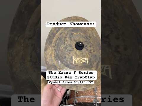 🥁 Product Showcase: The Kasza F Series Studio Raw TrapClap! #drums #cymbals #drummer #musicgear