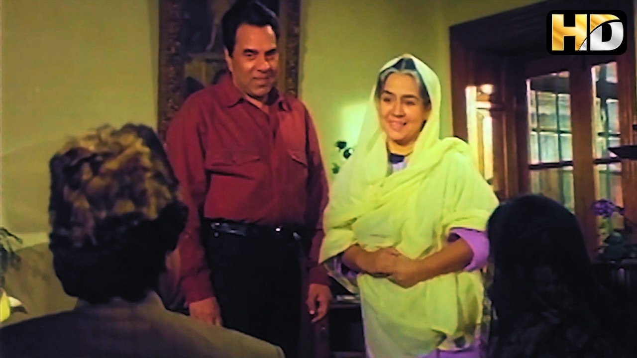 या अल्लाह ये तो बडी खुशी की बात है | Dharmendra Farida Jalal Superhit Scene - Full HD - 