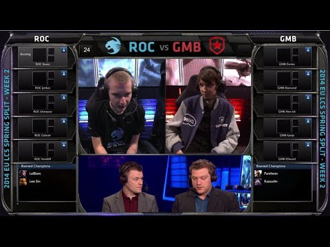 ROCCAT vs Gambit Gaming | Season 4 EU LCS Spring split 2014 W2D2 G2 | Gambit vs Roccat