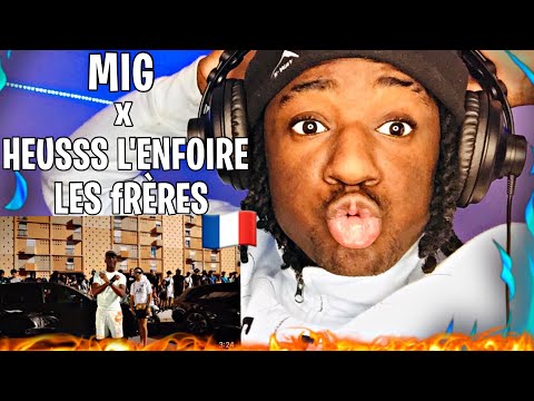 Mig - Les frères feat Heuss L'enfoire (Clip Officiel) | REACTION