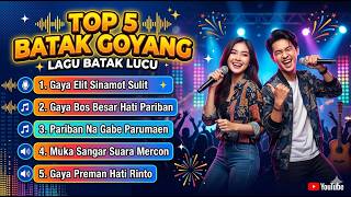 Download lagu TOP 5 BATAK GOYANG 🔥 Lagu Batak Lucu Vibes SKA REGGAE DANGDUT | Deep Bass SMC mp3