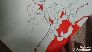 【お絵かき】東方:博麗霊夢書いてみた