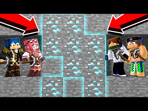 SFIDO I MIEI AMICI A CHI TROVA PRIMA I DIAMANTI! - MINECRAFT