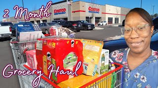 *HUGE* 2 Month Costco Grocery Haul 2024 | LARGE FAMILY GROCERY HAUL | Family of Five