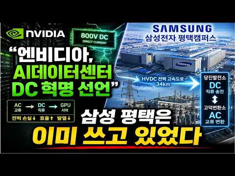 “엔비디아, AI 데이터센터 혁신 선언”…삼성 평택은 이미 적용했다