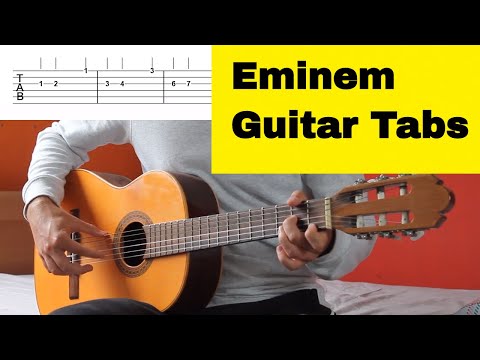How to play All Eminem Songs on Guitar Tutorial | Tabs