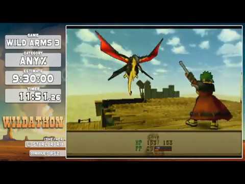 Wildathon 2020 - Wild ARMs 3 Any% Speedrun in 9:12:07 by RiaSkies