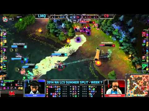 LCS Highlights LMQ vs Cloud 9 Super Week 7 NA Summer 2014 S4 LMQ vs C9 W7D2 Season 4