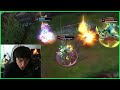 BLG Bin Outplays T1 To Kill Faker In A 2v1
