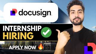 Docusign Hiring Interns🔥Apply Now | 2025,2026,2027