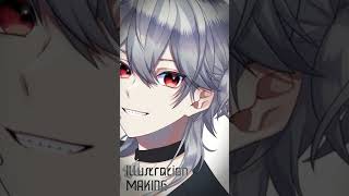 闇クロ-オトナシクロ- ILLUST MAKING #shorts #short