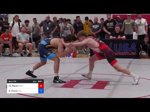 57 Kg Rr Rnd 2 - Stevo Poulin, Northern Colorado Wrestling Club Vs Cooper Flynn, Southeast Regiona