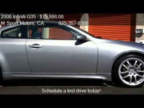 2006 Infiniti G35 Coupe - for sale in Walnut Creek, CA 94596