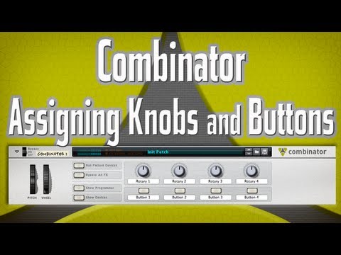 The Combinator: Assigning Knobs and Buttons (Reason 5/ Record 1.5 Tutorial)