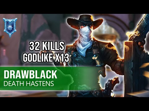32 Kills Godlike X13 DrawBlack Lex Paladins Competitive (Diamond) DEATH HASTENS