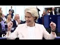 Emotional Moment Ursula Von Der Leyen Re Elected European Commission President
