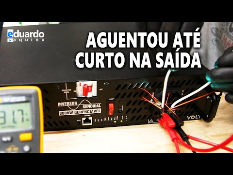 INVERSOR 3000W 100% Nacional FEZ Bonito no Teste de Fogo | VOLT