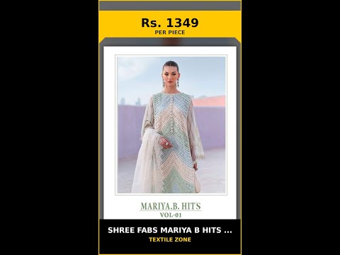 Shree Fabs Mariya B Hits Vol 1 - Cotton Dupatta – product video thumbnail