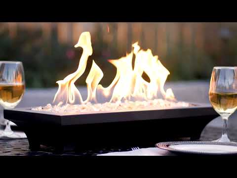 BBQGuys Signature Series Lavelle Table-Top Fire Pit - Black