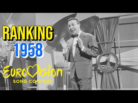 RANKING EUROVISION 1958 #eurovision