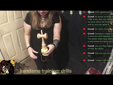 kendama training: drills (catches and spikes)