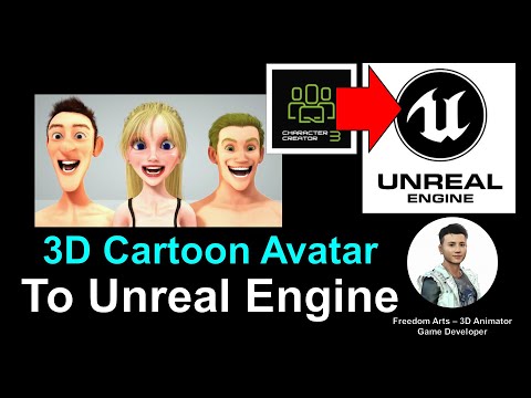 CC3 Cartoon Avatar to Unreal Engine - Full Tutorial