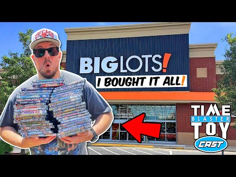 I Bought EVERY Single WWE Wrestling DVD At BIG LOTS!