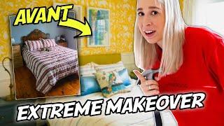 EXTREME HOME MAKEOVER de ma chambre au CHALET! *je sors de ma zone de confort*