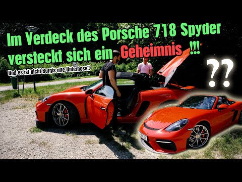Porsche 718 Boxster Spyder - Dodo fährt endlich sein Traumauto!!! (4K UHD) | Cars & Cakes