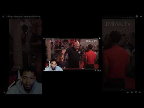 McnassstyReacts Quickest KO in Amateur MMA