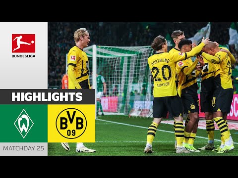 Resumen de Werder Bremen vs B. Dortmund Matchday 25