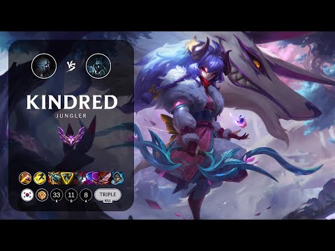 Kindred Jungle vs Karthus - KR Master Patch 13.13