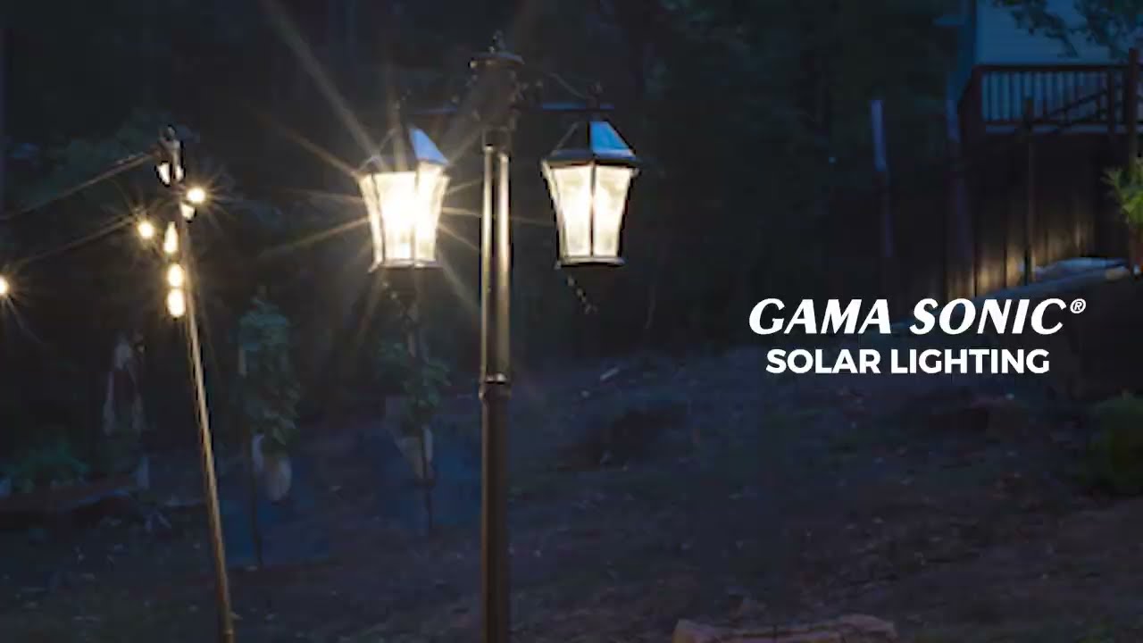 Video 1 Watch A Video About the Victorian Black Solar LED Post Light