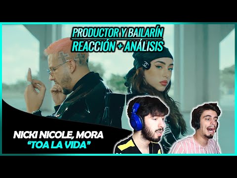 Nicki Nicole, Mora - Toa La Vida | 🌟 Reacción Productor y Bailarín 🌟 | #NeckeYBisweik