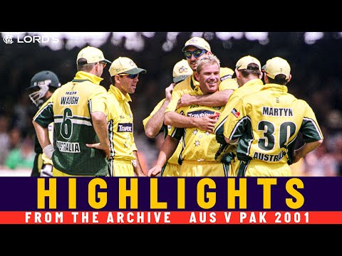 Warne, Gilchrist & Ponting Star Against Pakistan in Natwest Final! | Classic ODI | Aus v Pak 2001