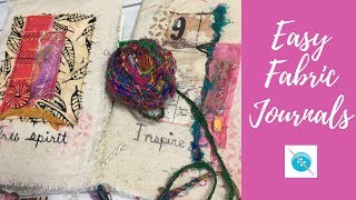 Easy Fabric Journal with Easy Binding