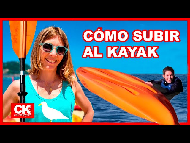 Cómo subir al kayak
