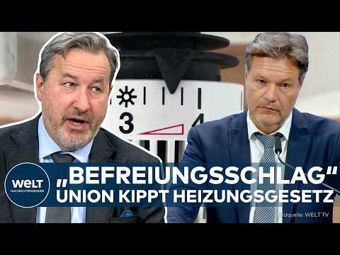 Video Thumbnail: DEUTSCHLAND: Union kippt Robert Habecks Heizungsgesetz - Wer jetzt wirklich profitiert