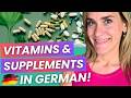Deutsch B1 Hören Brauchen Wir Nahrungsergänzungsmittel Omega 3 Vitamin D Mehr